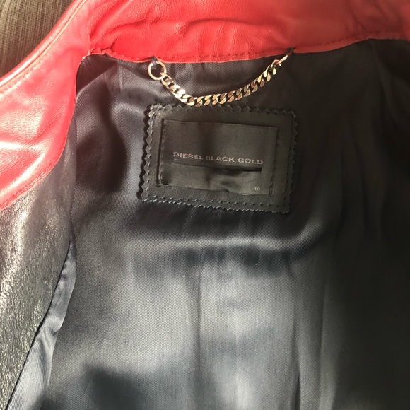 Brand new NEVER WORN Diesel 100% Lambskin Leather Jacket - Picture 2 of 14